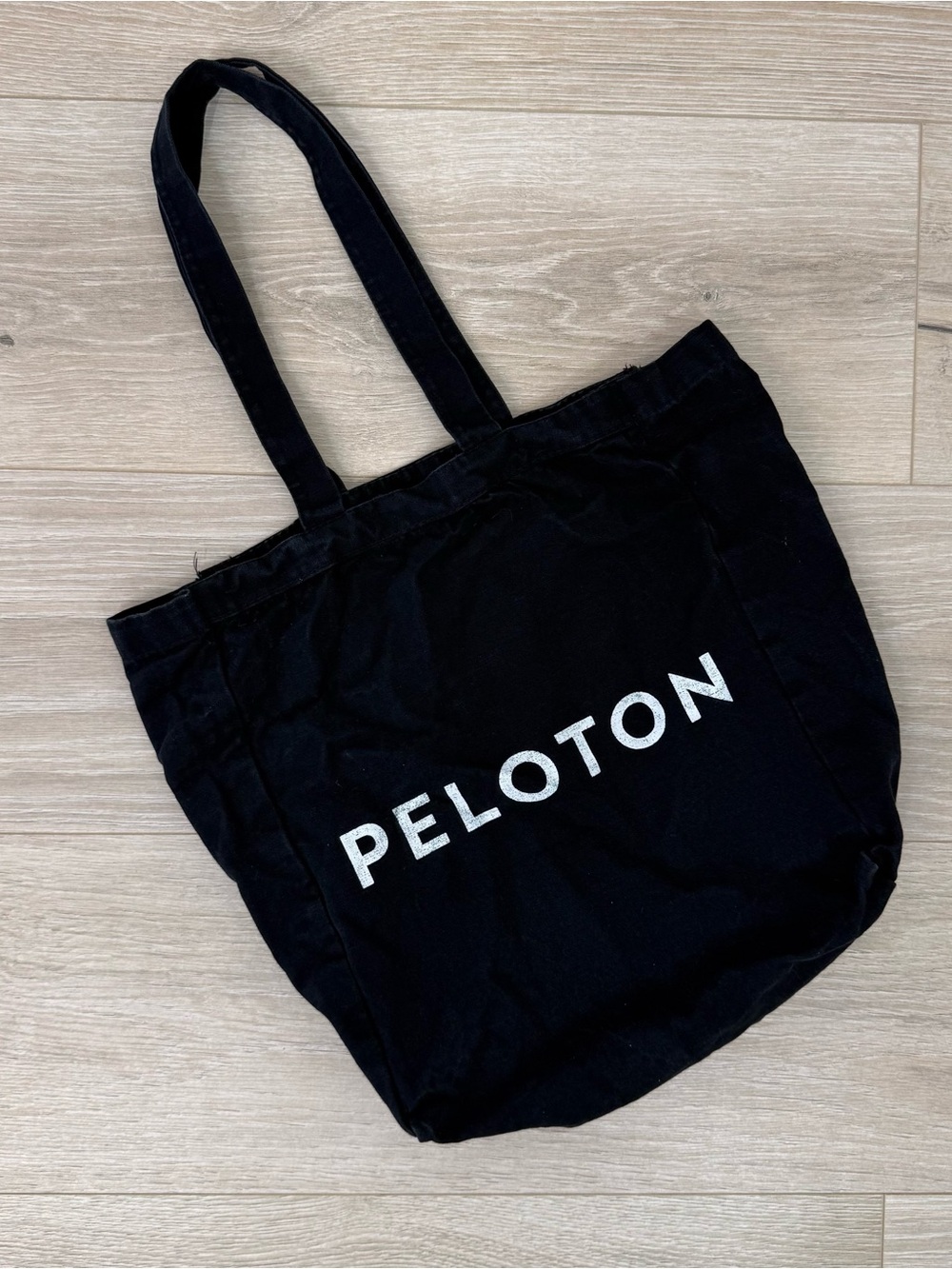 Peloton Black Ride, Sweat & Love Tote Bag